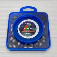 Набір грузил EOS CLH1-014 оливка ковзна, 150г, 7 розмірів